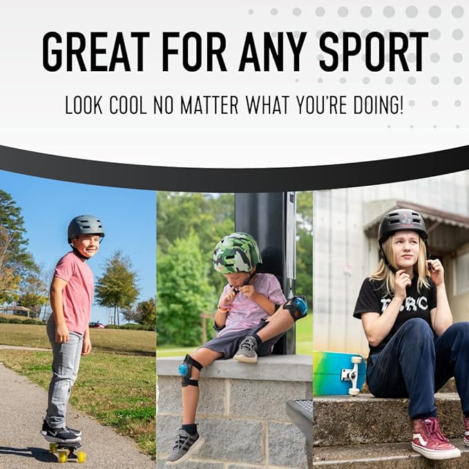 Flybar Bike Helmet- Multi Sport Dual Certified Adjustable Dial, Lightweight Skateboard Helmet, Roller Skating, Pogo, Electric Scooter, Snowboard, Boys and Girls Kids- Adults Helmets