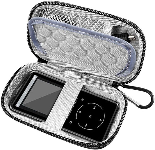 MP3 & MP4 Player Case for Luoran/for innioasis/for TIMMKOO/for MYMAHDI/for Phinistec/Music Players Bluetooth. MP3 Player for Kids Storage Box Fit for Earbuds, USB Cable and More (Bag Only)