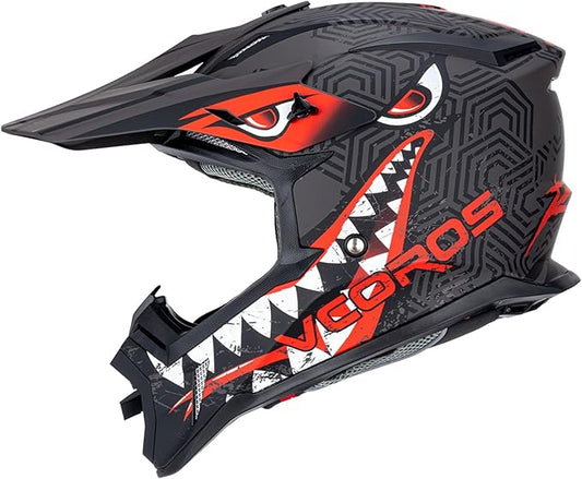 VCOROS H637 Adult Motocross Helmets ATV Dirtbike BMX MX Offroad Adventure UTV Helmets DOT Approved
