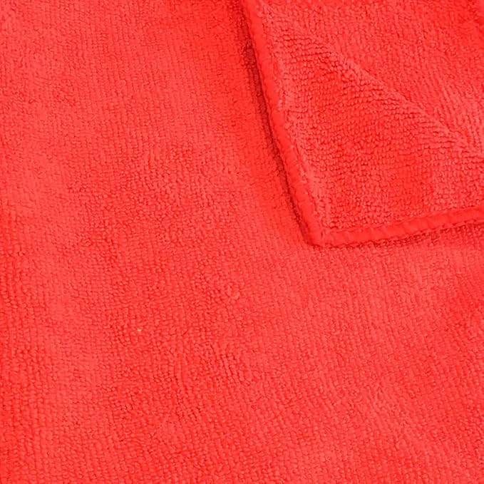 Arkwright Microfiber Gym Towel - Bulk Case of 180 - Super Soft, Quick Dry Workout Sweat Towels, 300 GSM Lightweight & Absorbent for Sports, Working Out, Yoga, and Spa, 16 x 27 in, Red