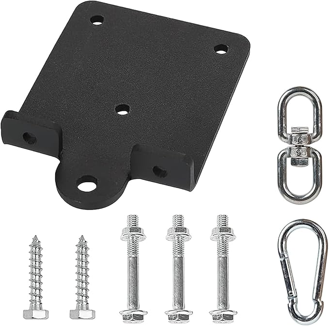 Punching Bag Hanger Ceiling Mount, Heavy Duty Boxing Bag Ceiling Mount with 360° Rotating Hook, Steel Construction, Beam Mount Hook for Home Gym Boxing Training