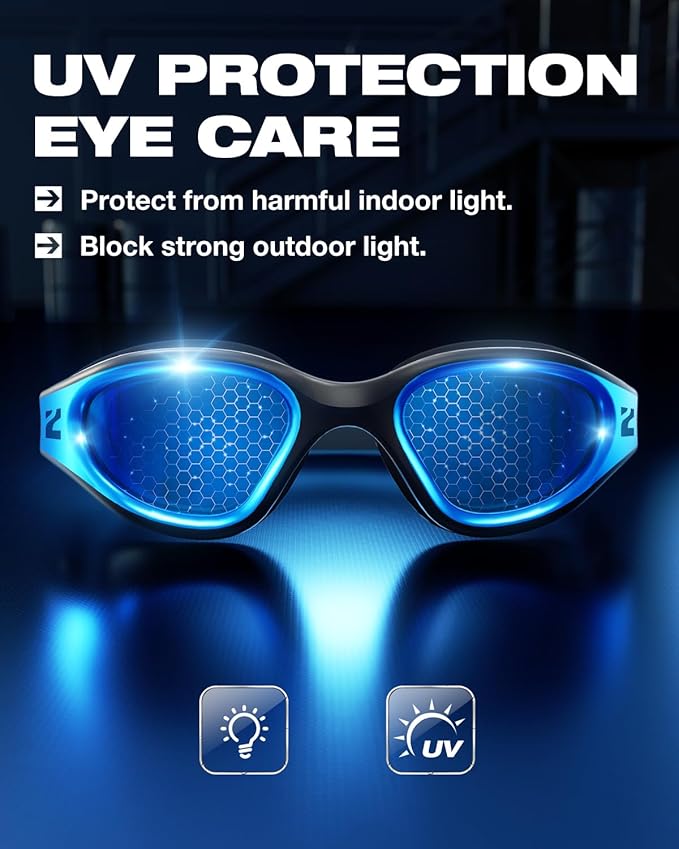 ZIONOR G1 Nava Super Anti-Fog Unisex Swim Goggles Mirror/Bright Smoke Lens