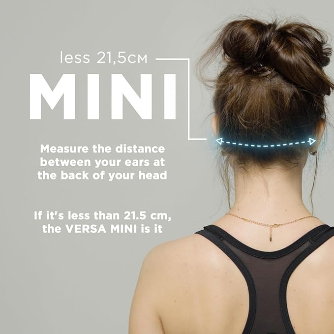 Versa Mini Open-Ear Swimming Headphones Bluetooth Bone Conduction Headphones, 32GB MP3 Player, IP68 Waterproof, Secure Fit for Workouts, Running, Swimming, Cycling, Gym, Built-in Microphone