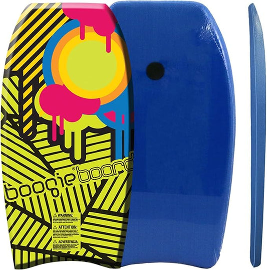 Wham-O Boogie Boards, 37" Body Board for Beach, Lightweight Bodyboard with Wrist Leash for Beginners and Training All Wave Conditions(1 Pack)
