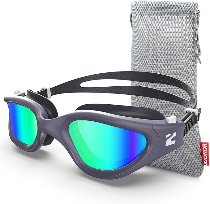 ZIONOR Swim Goggles, G1 SE Swimming Goggles Anti-fog for Adult Men Women