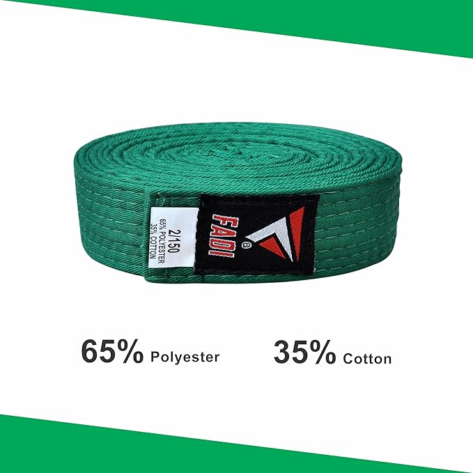 Martial Arts Belt for Karate, Judo, Aikido and Taekwondo - Durable Cotton-Polyester Blend for Adults and Kids
