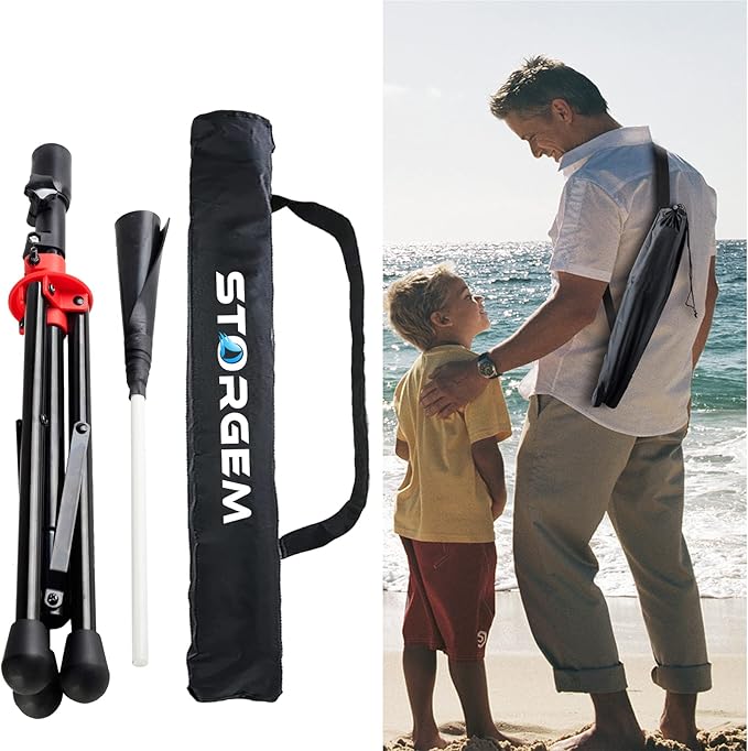 Storgem Batting Baseball tee Softball, Easy to Adjustable Height,Portable Tripod Stand Base Tee for Hitting Training Practice,with Carrying Bag