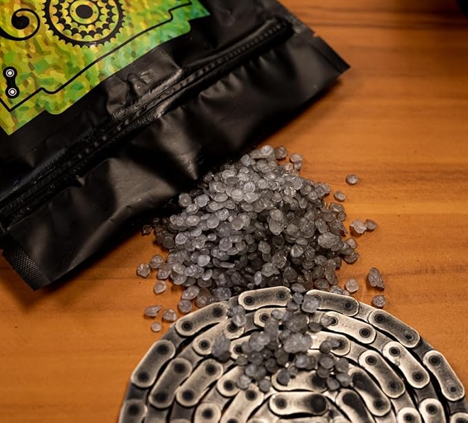 SILCA Secret Bike Chain Wax Blend, 500g - Hot Melt Wax Bicycle Chain Lube with Nano Tungsten Disulfide - The Fastest Lubricant On The Market - Easy Boiler Bag Application