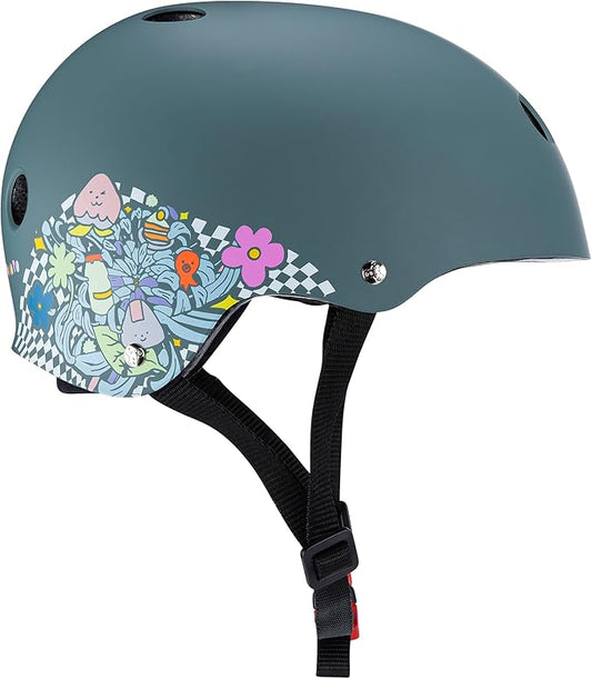 Triple Eight Certified Sweatsaver Helmet for Skateboarding, BMX, Roller Derby, Roller Skating, Inline Skating, Scooter and Bike