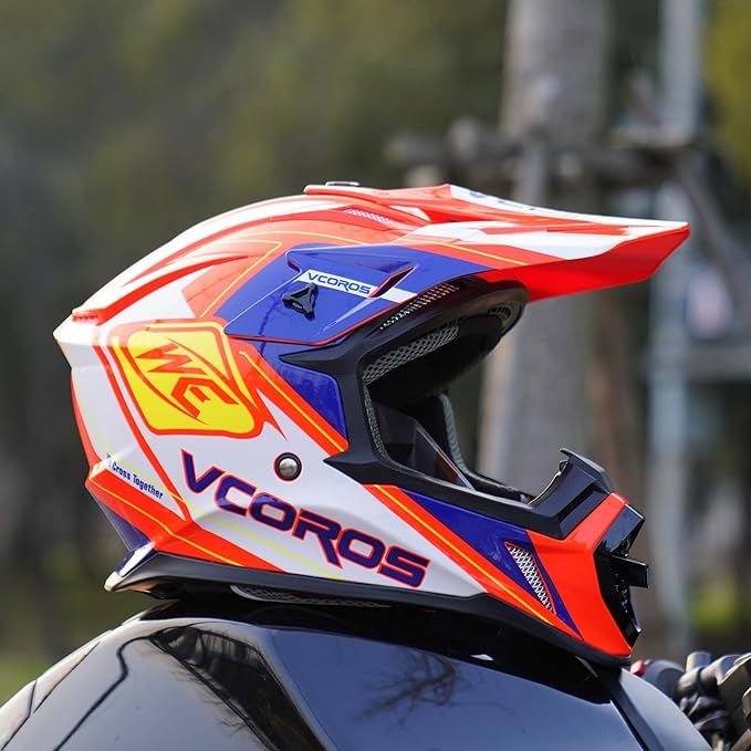 VCOROS H637 Adult Motocross Helmets ATV Dirtbike BMX MX Offroad Adventure UTV Helmets DOT Approved