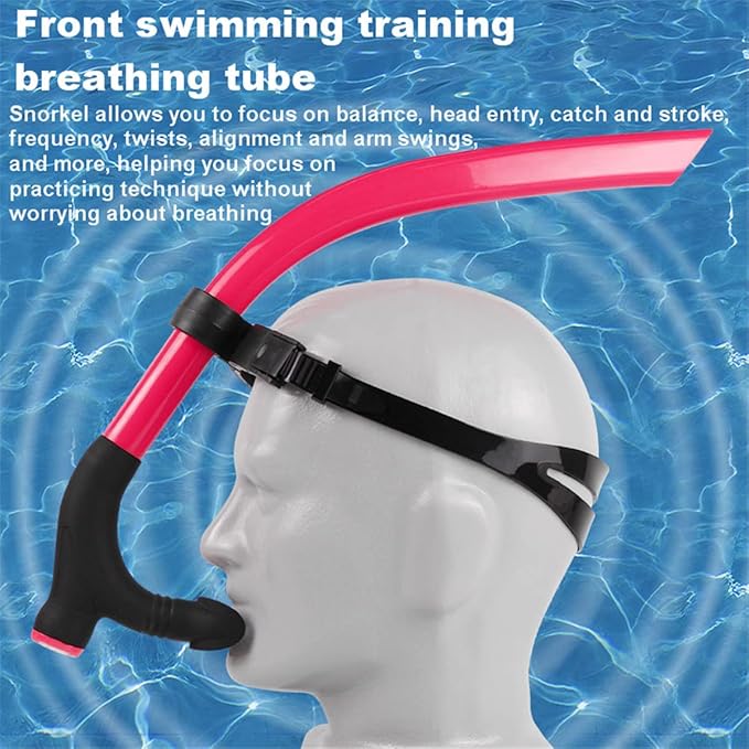 Snorkel Swim Training Practice Freestyle Learn to Swim for Pool Swimming and Open Water Snorkeling