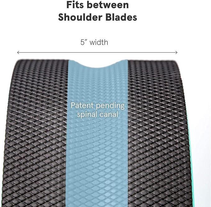 Chirp Wheel Foam Roller - Targeted Back & Neck Pain Relief, Muscle Massage, Trigger Point Therapy, High-Density Foam Tool for Physical Therapy, Stretching & Exercise, 500lbs Capacity, 12-Inch Mint