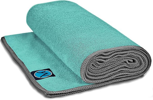 Youphoria Yoga Microfiber Non-Slip Towel - Hot Yoga Mat Towel for Enhanced Grip and Sweat Absorption