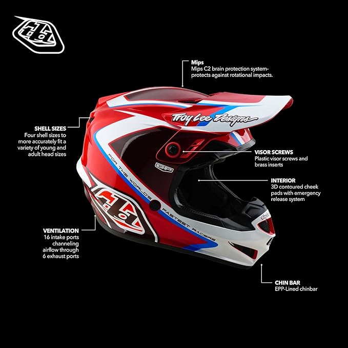Troy Lee Designs GP Helmet for Motocross MX Off-Road