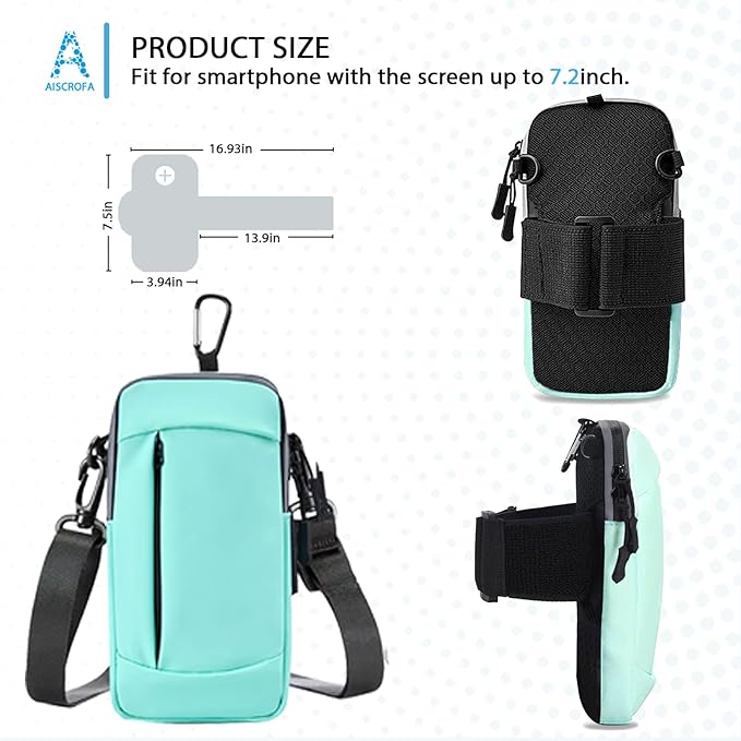 Phone Holder Arm Bands for Running Armband Small Crossbody Bags for Women Kids,iPhone 15 14 13 12 11 Pro Max Xs Xr X 6 7 8 Plus SE Mini Galaxy Ultra Edge S24 S23 Note