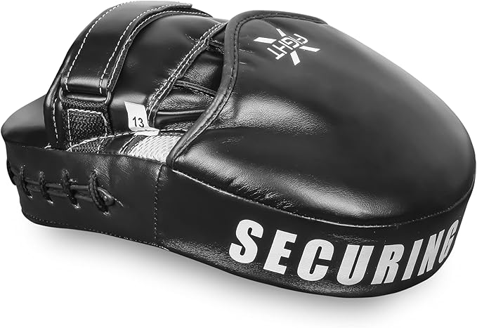 Punching Mitts for Boxing Leather Curved Punch Mitts Men & Women MMA Training Equipment Muay Thai Sparring Training Mitts MMA Hitting Pads Available Multiple Colors