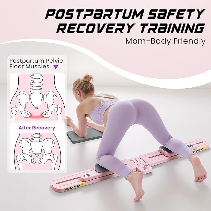 Pilates Equipment, Pilates Board - Multifunctional Pilates Reformer, Reformer Pilates Machine with Reps,Kcal & Timer Display, Home Pilates Kit with Resistance Bands - Workout Sets for Women