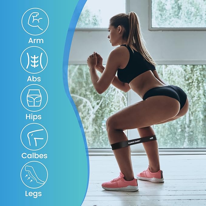 Exercise Resistance Bands with Handles for Working Out, 150/200/250/300 lbs Workout Bands Set with Door Anchor for Physical Therapy, Yoga, Pilates