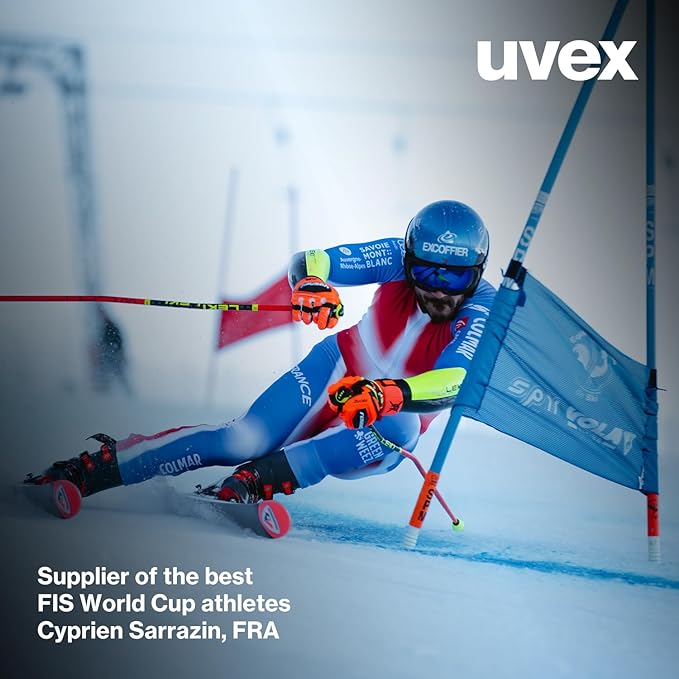 uvex Instinct Visor - Adjustable ski & Snowboard Helmet with Integrated Visor for Women & Men - Black Matte - Small