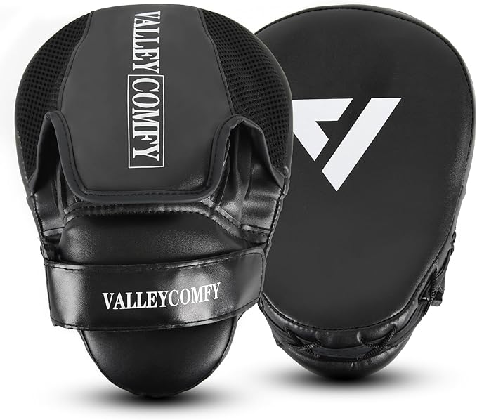 Valleycomfy Boxing Punching Mitts,Boxing Pads Mitts for Men,Ideal for Boxing Training,Kickboxing,Martial Arts