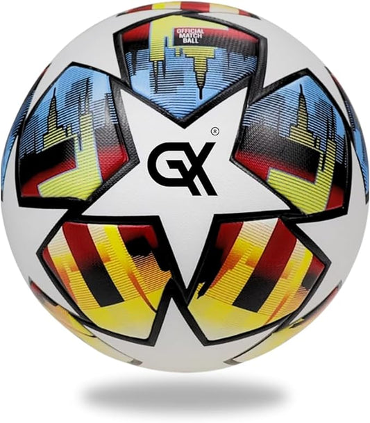 Soccer Ball Size 5 – Premium Grade PU Construction, Durable Professional Tournament Ball Indoor/Outdoor Sports,Training & Match, High-Performance Design for All Levels