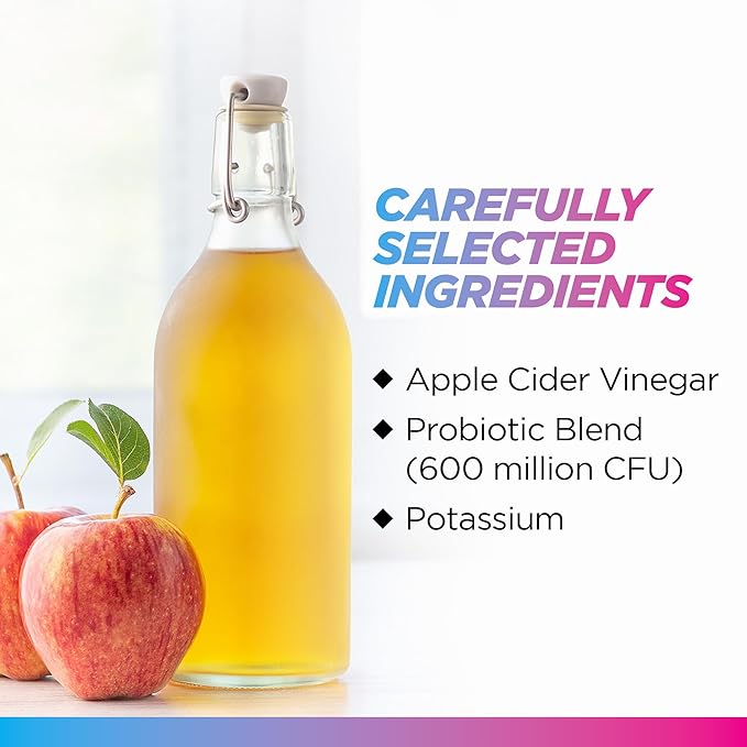 Livingood Daily Apple Cider Vinegar Capsules with The Mother (1500mg) - ACV Pills with Probiotics & Potassium for Women & Men - Supports Gut Health, Digestion, Appetite & Weight - Vegan, 90 Capsules