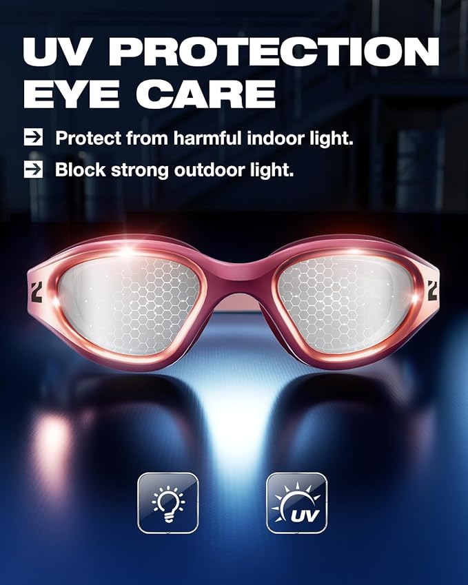 ZIONOR G1 Nava Super Anti-Fog Unisex Swim Goggles Mirror/Bright Smoke Lens