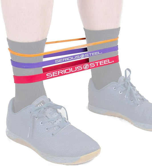 Serious Steel Fitness 12 inch Resistance Band - Deadlift & Hip Band for Glute Activation & Dynamic Warm Up