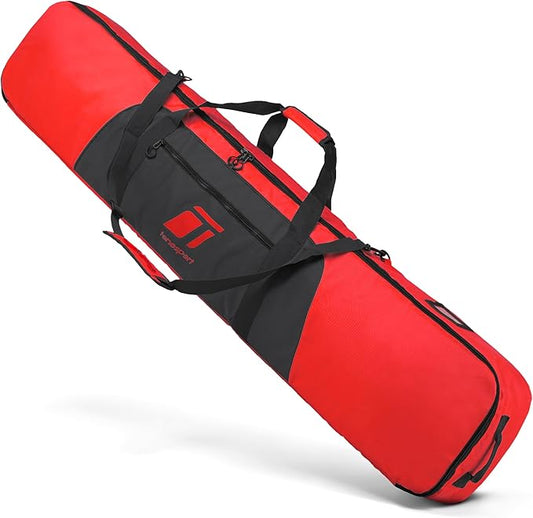 Snowboard Bag For Air Travel - Padded Snowboard Bag - Waterproof and Fully Padded Snowboarding Travel Bag For Flying - Up to 165 CM Snowboards