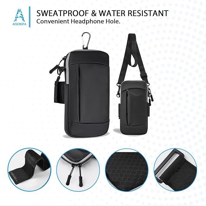 Phone Holder Arm Bands for Running Armband Small Crossbody Bags for Women Kids,iPhone 15 14 13 12 11 Pro Max Xs Xr X 6 7 8 Plus SE Mini Galaxy Ultra Edge S24 S23 Note