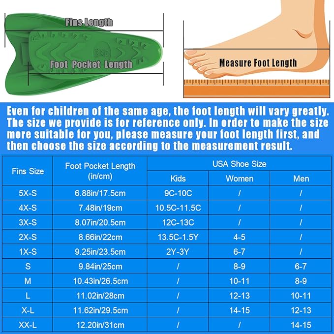 W WSTOO Streamlined Swimming Fins,Training Short Flippers,Silicone Swimming Flippers for Kids Adults Men and Women for Swimming Snorkeling and Diving