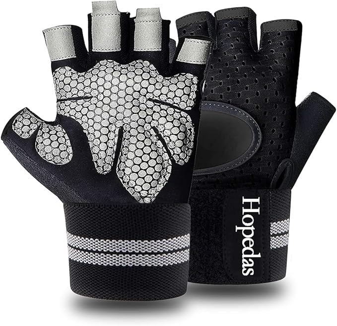 Workout Gloves Weight Lifting Gloves Palm Support Protection for Men Women, Exercise Gloves Sports for Training, Fitness, Gym,