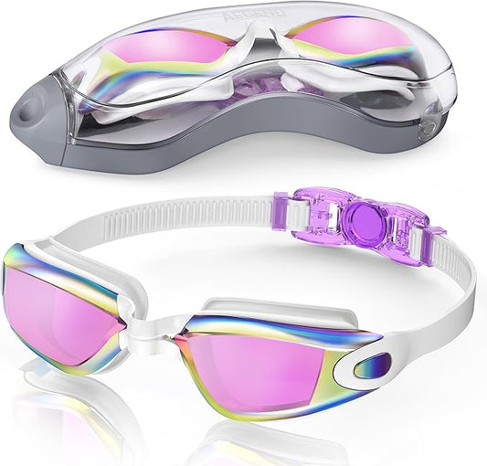 Aegend Swim Goggles, Swimming Goggles No Leaking Full Protection Adult Men Women Youth
