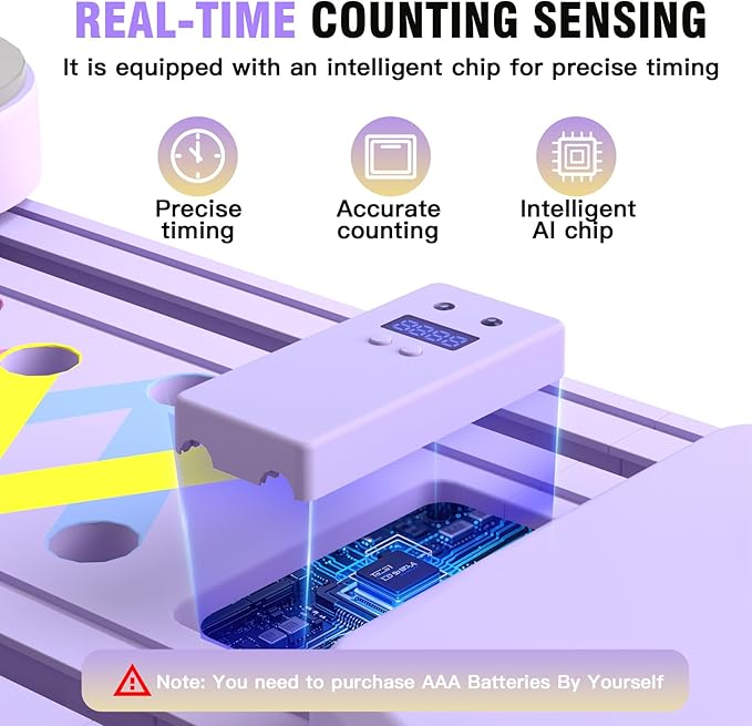 Pilates Reformer Board, 6 in 1 Portable & Foldable Pilates Reformer Set with Resistance Bands, Pilates Board for Home Workout, Multifunctional Abdominal Board