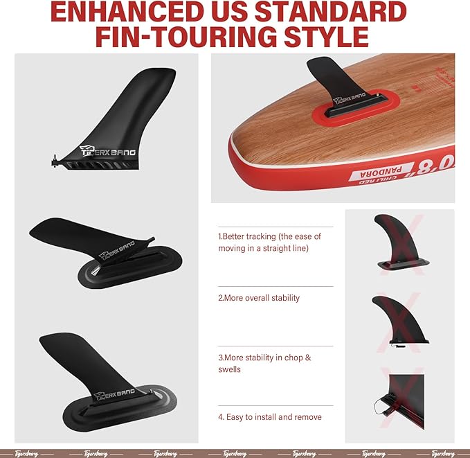 Paddle Board, 10.8' Stand Up Paddle Board with Premium Complete Inflatable SUP Accessories, Extra Wide Paddleboards for Adults & Kids-Pandora Collection