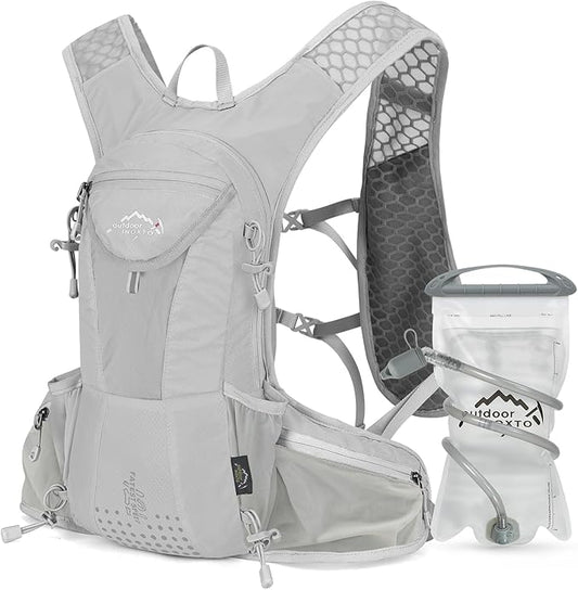 Hydration Pack Backpack, Lightweight Water Backpack with 2L Leakproof Hydration Bladder Daypack for Men Women,Running Hydration Vest for Outdoor Trail