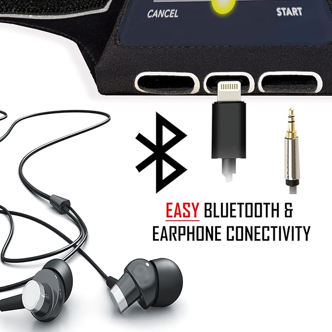 RevereSport Waterproof Running Armband for Phone with Case On (Otterbox, Lifeproof). Sports Phone Holder for iPhone 17/16/15/14/13/12/Max/Plus/Pro/AIR & Samsung S25/S24/S23/S22/S21/S20/Ultra (Large)