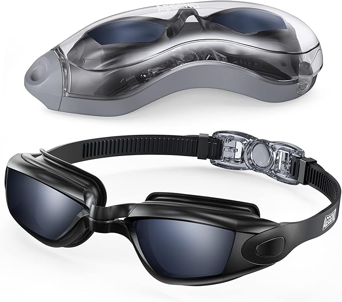 Aegend Swim Goggles, Swimming Goggles No Leaking Full Protection Adult Men Women Youth