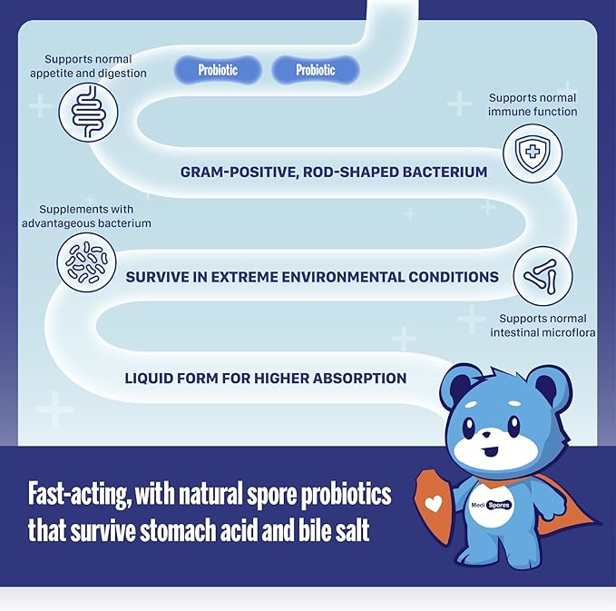 Biota Probiotic Drinks for Digestive Health & Immune Support,Fast Acting Support Stomach Constipation, Digestive Daily Probiotic for Adults, Kids, Gluten, Sugar Free & Non-GMO, 60 Servings