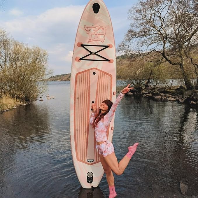 11'6"/11'/10' Inflatable Paddle Board with Complete Accessories, Versatile Premium Paddle Boards for Adults/Youth, Stand Up Paddle Board Polar/Wave/Sunny Wave Collection