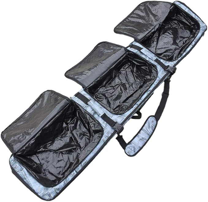 UNISTRENGH Snowboard Bag For Air Travel - Padded Snowboard Bag - Waterproof Fully Padded Snowboarding Travel Bag For Flying - Up to 165 CM Snowboards