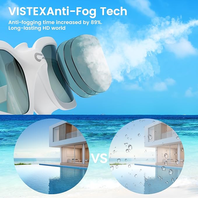 COPOZZ Swim Goggles Adult Women, Swimming Goggles for Women & Men, Anti-Fog No Leaking UV Protection for Adult