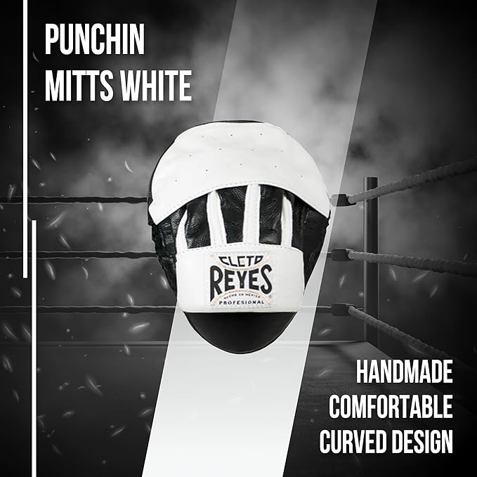 CLETO REYES Boxing Punching Mitts, Focus Sparring Striking Training Punch Pads, MMA, Kickboxing, Muay Thai, Leather