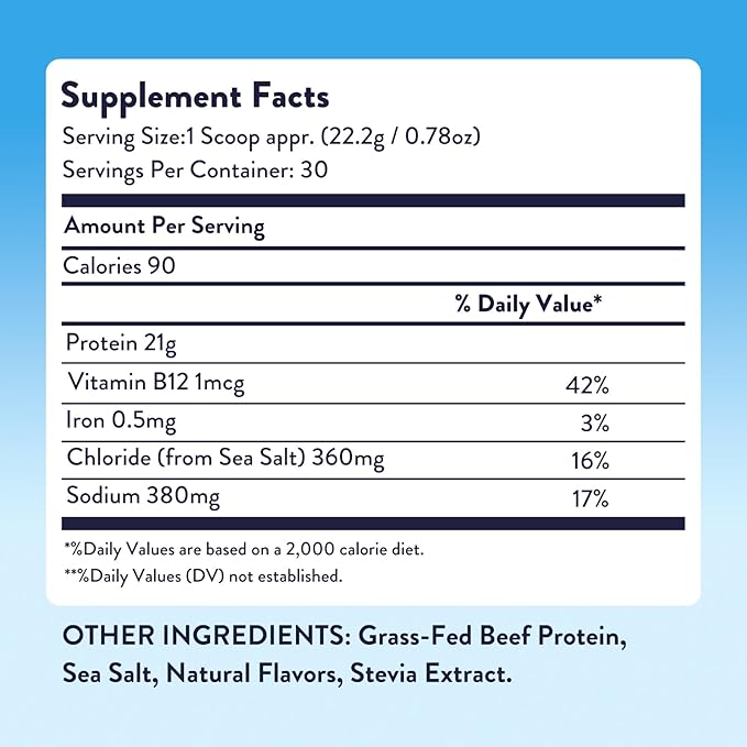 Equip Foods Prime Protein Powder | Clean, Grass Fed Beef Protein Isolate | Carnivore Protein Powder | Paleo, Keto Friendly | Gluten, Dairy Free | 30 Servings, Salted Caramel