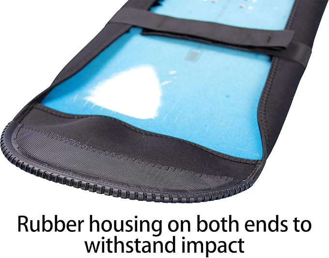 Snowboard Cover Sleeve Case, Snowboard Sleeve Bag Adjustable Soft Cover with Shoulder Strap Bag with Binding