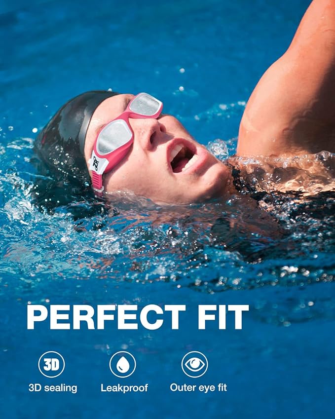 ZIONOR G1 Polarized Swimming Goggles for Unisex Adult Women Anti Fog 100% Anti UV Diving Goggles