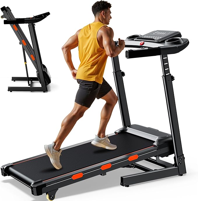 8.7MPH Walking Pad Treadmill for Home with Incline, 3.5HP Real Brushless Treadmill with Incline 350 lb Capacity, Double Deck Running Desk Treadmills Support App and Pre-Set Mode