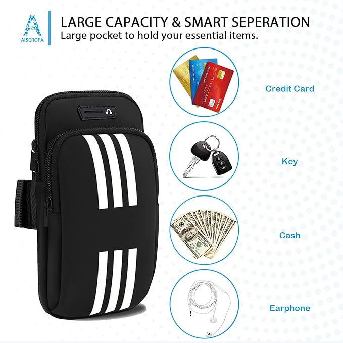Running Armband, Cell Phone Purse Small Crossbody Bags for Women Men Kids Pouch for iPhone 15/14/13 pro/Plus/xs/xr/xs max, Galaxy S22 Ultra and More