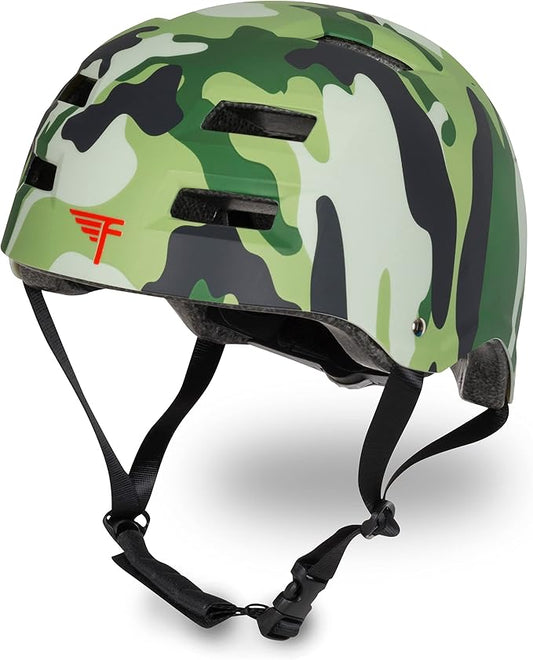 Flybar Bike Helmet- Multi Sport Dual Certified Adjustable Dial, Lightweight Skateboard Helmet, Roller Skating, Pogo, Electric Scooter, Snowboard, Boys and Girls Kids- Adults Helmets