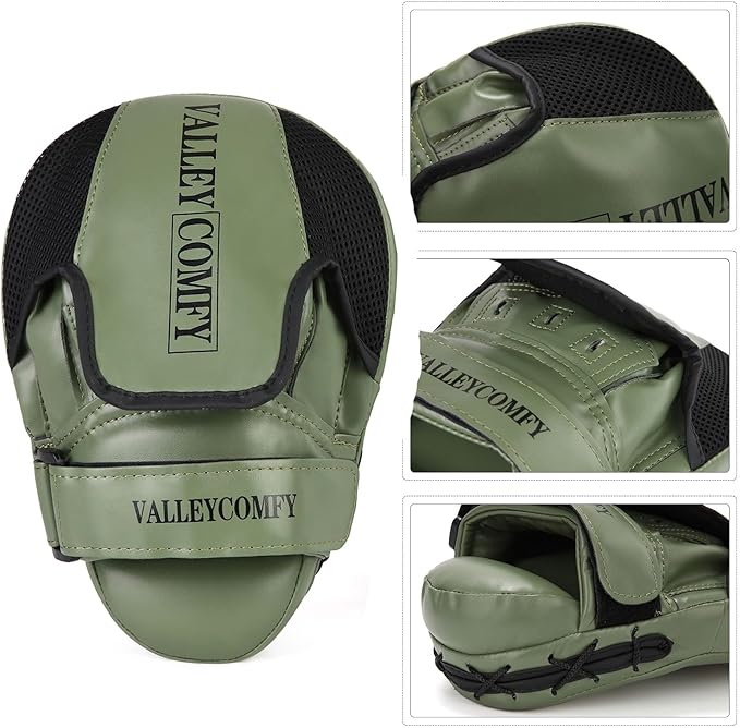 Valleycomfy Boxing Punching Mitts,Boxing Pads Mitts for Men,Ideal for Boxing Training,Kickboxing,Martial Arts